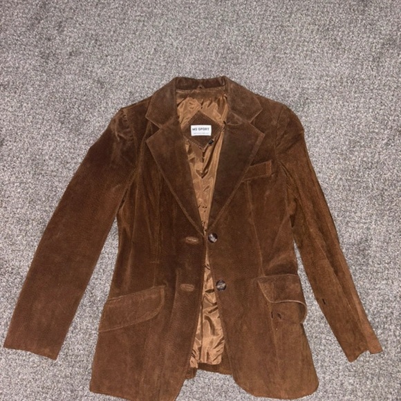 Leather Suede Blazer/Jacket - Picture 2 of 8